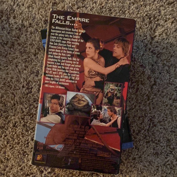 STAR WARS Trilogy Vintage VHS Set - Picture 6 of 10